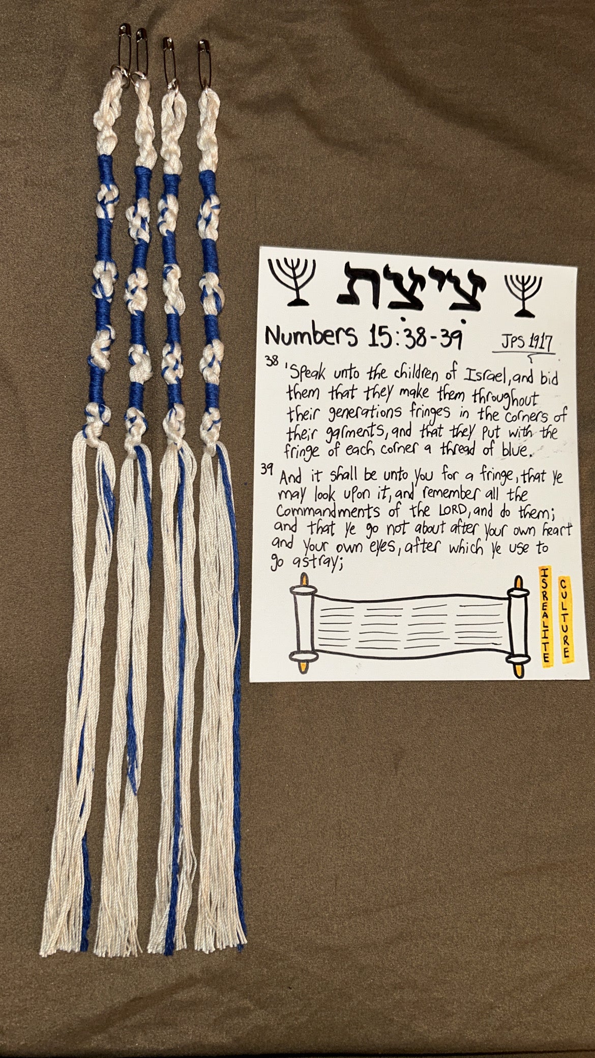 Tallit Style Tzitzit